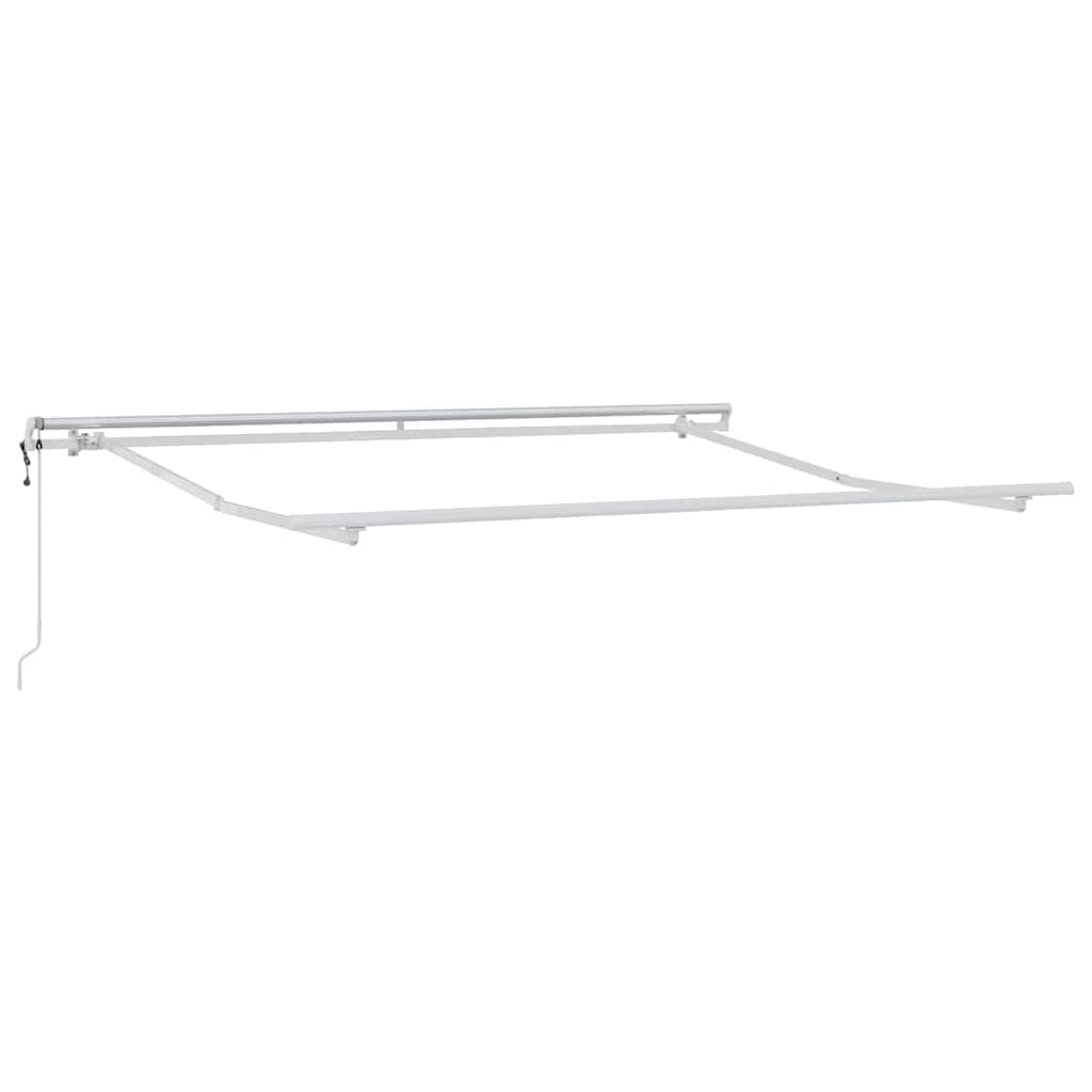 Povlačivi tende Bež 350 x 250 cm Tkanina i Aluminij