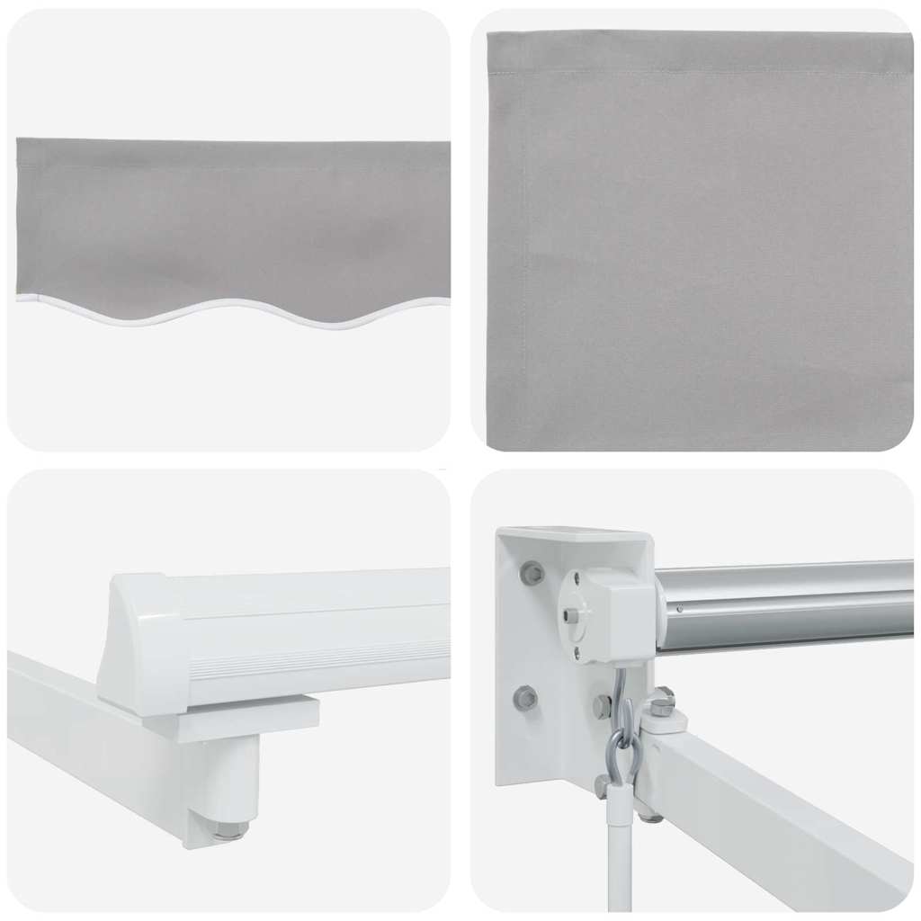 Povlačivi tende Svjetlosiva 350 x 250 cm