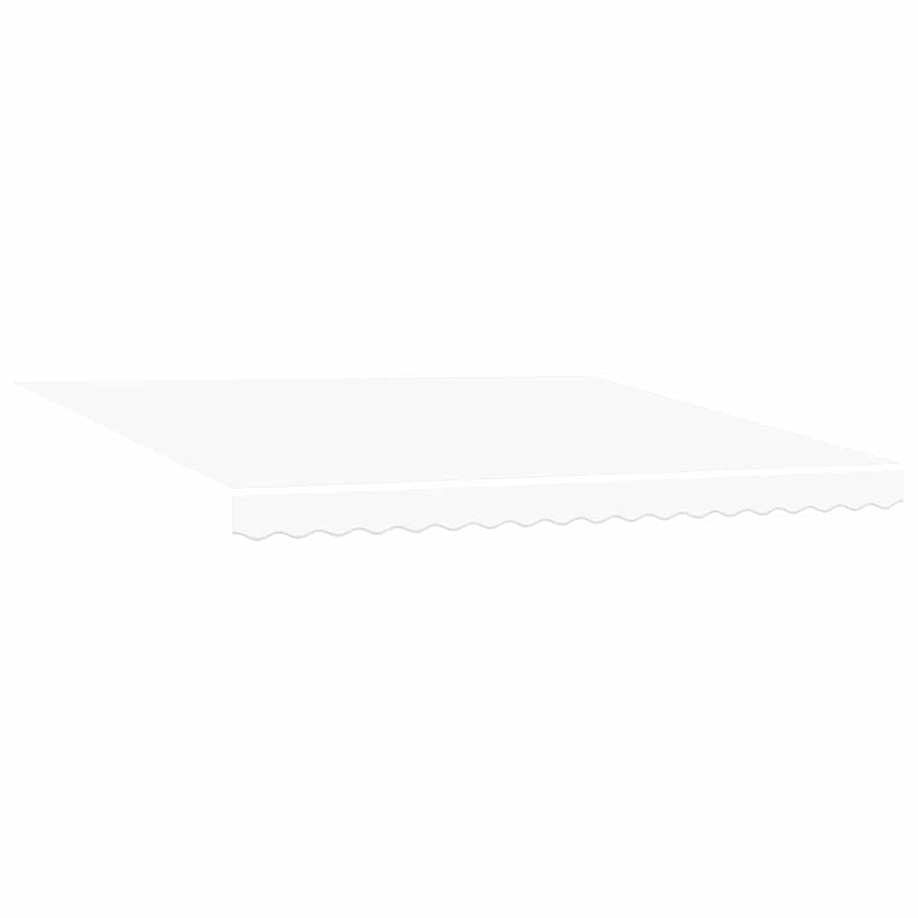 Povlačivi tende Bijela 400 × 300 cm 100% Poliester i Aluminij