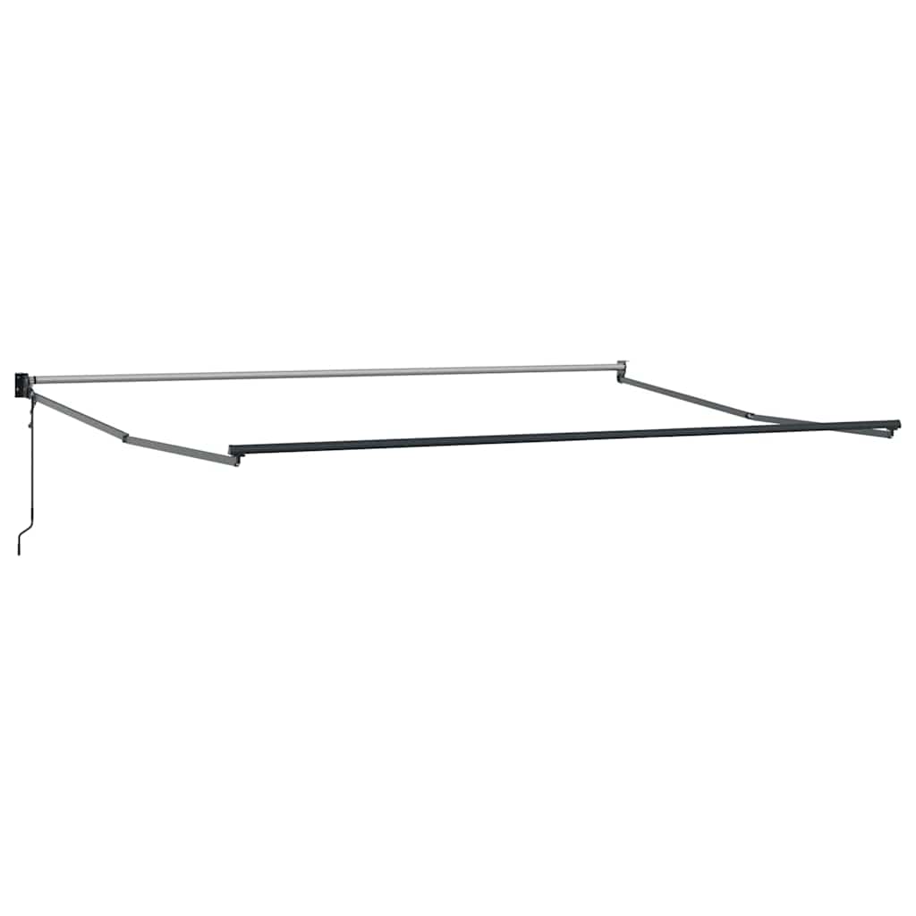 Nadstrešnica Svjetlosiva 400 × 300 cm Poliester i metal