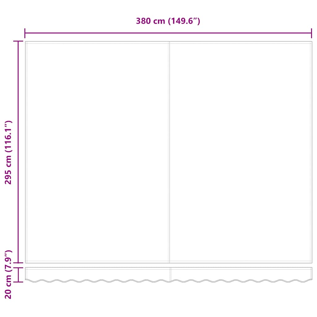 Okvir tende Svijetlo siva 400 × 300 cm Poliester s PU premazom