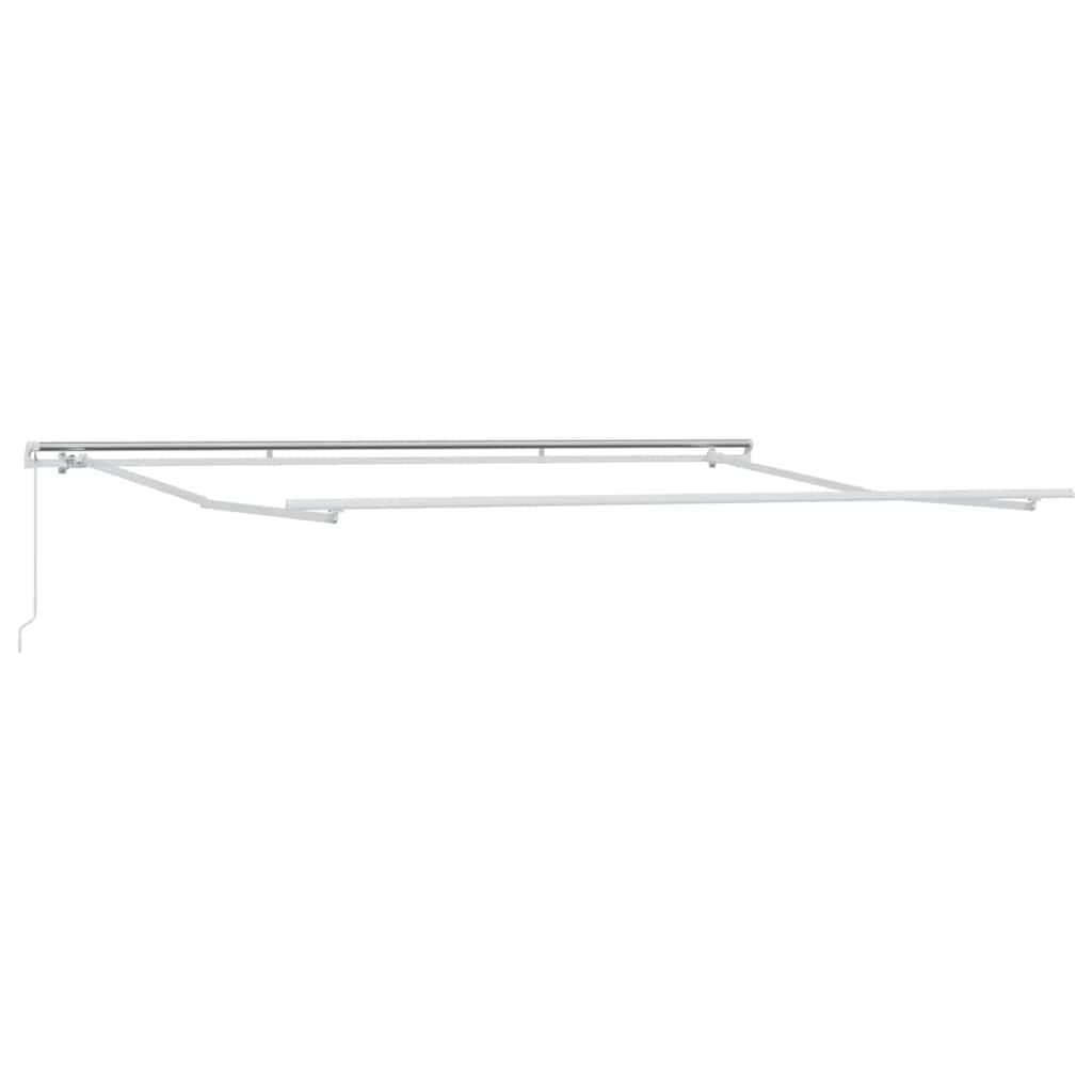 Povlačivi tende Crvena 450 × 300 cm Poliester i aluminij