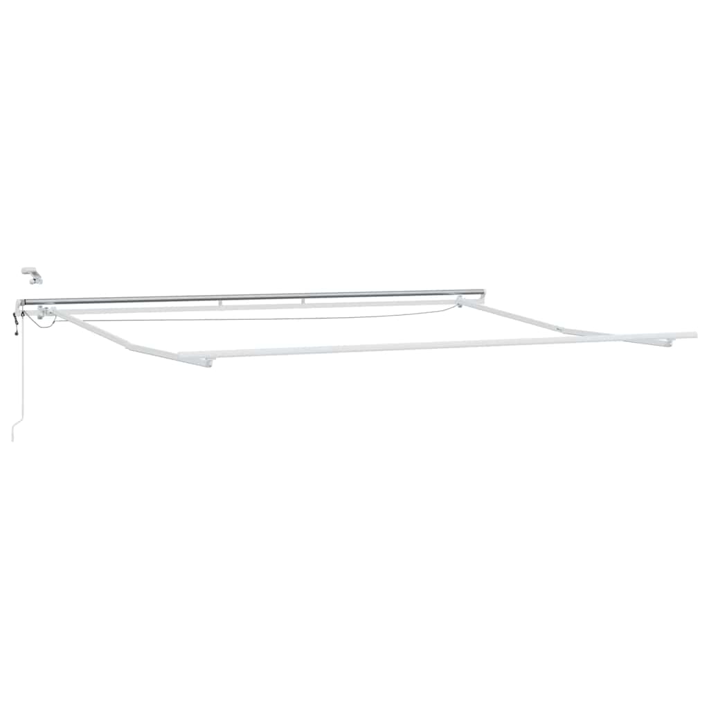 Skrovita tenda Šareni 450 × 300 cm Poliester i metal