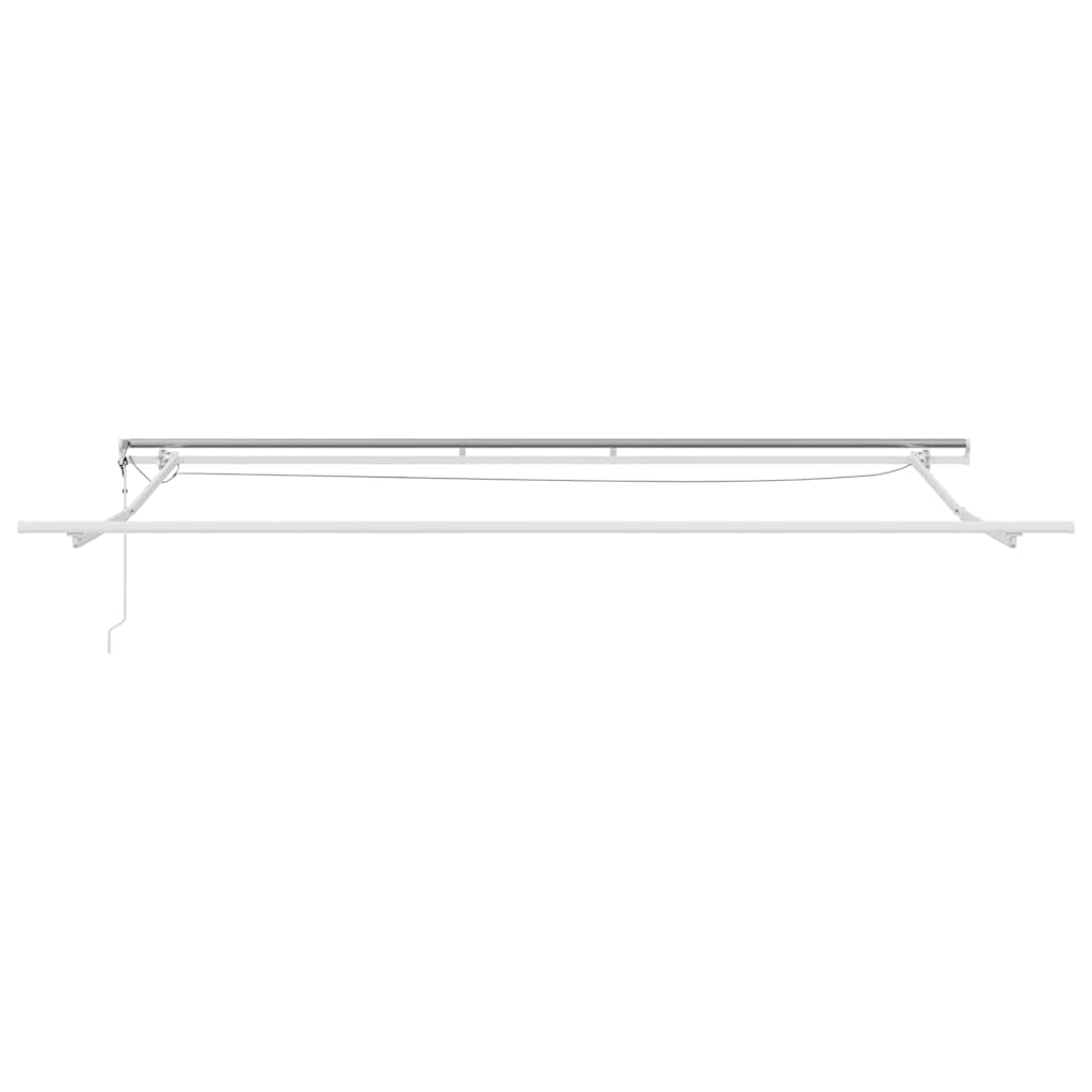 Skrovita tenda Šareni 450 × 300 cm Poliester i metal