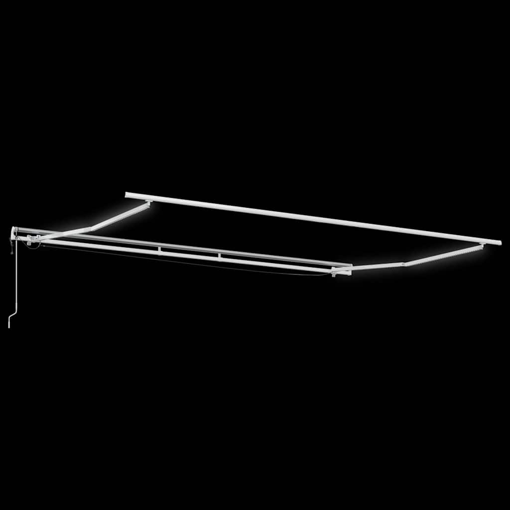 Skrovita tenda Šareni 450 × 300 cm Poliester i metal