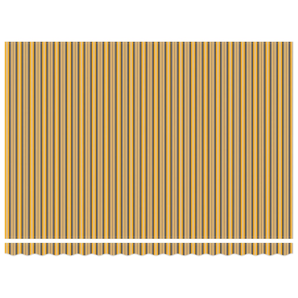 Skrovita tenda Šareni 450 × 300 cm Poliester i metal