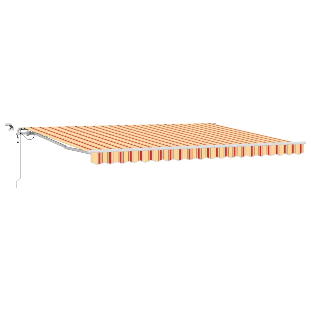 Tkanina za tende Žuta i narančasta 450 × 350 cm Poliester