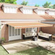 Povlačivi tende Žuta i narančasta 600 × 300 cm