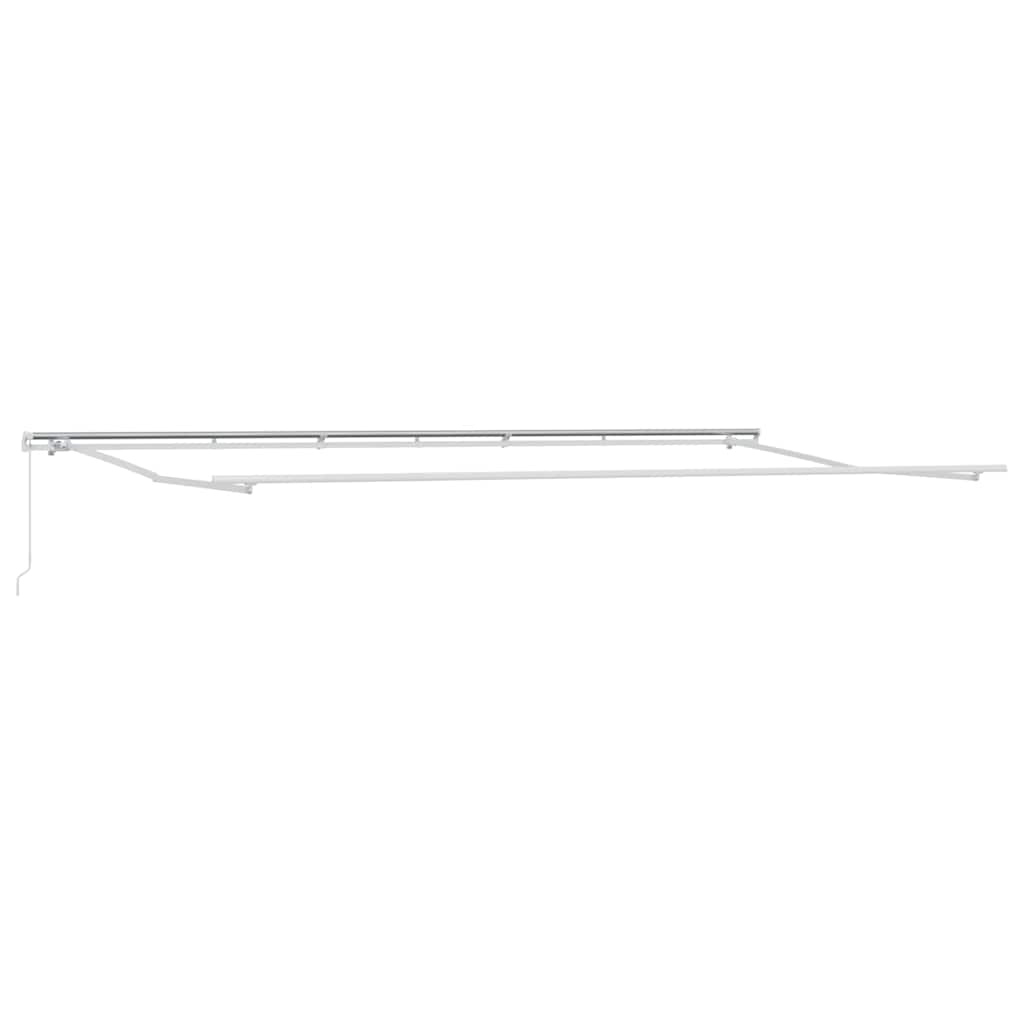 Povlačivi tende Zelena i bijela 600 × 350 cm