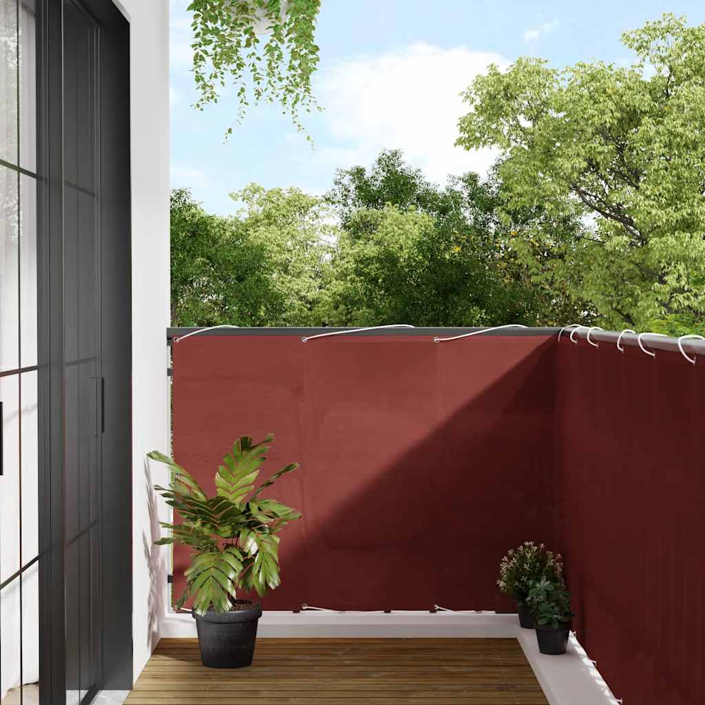 Balkonska pregrada Terakota 120x800 cm 100% poliester Oxford