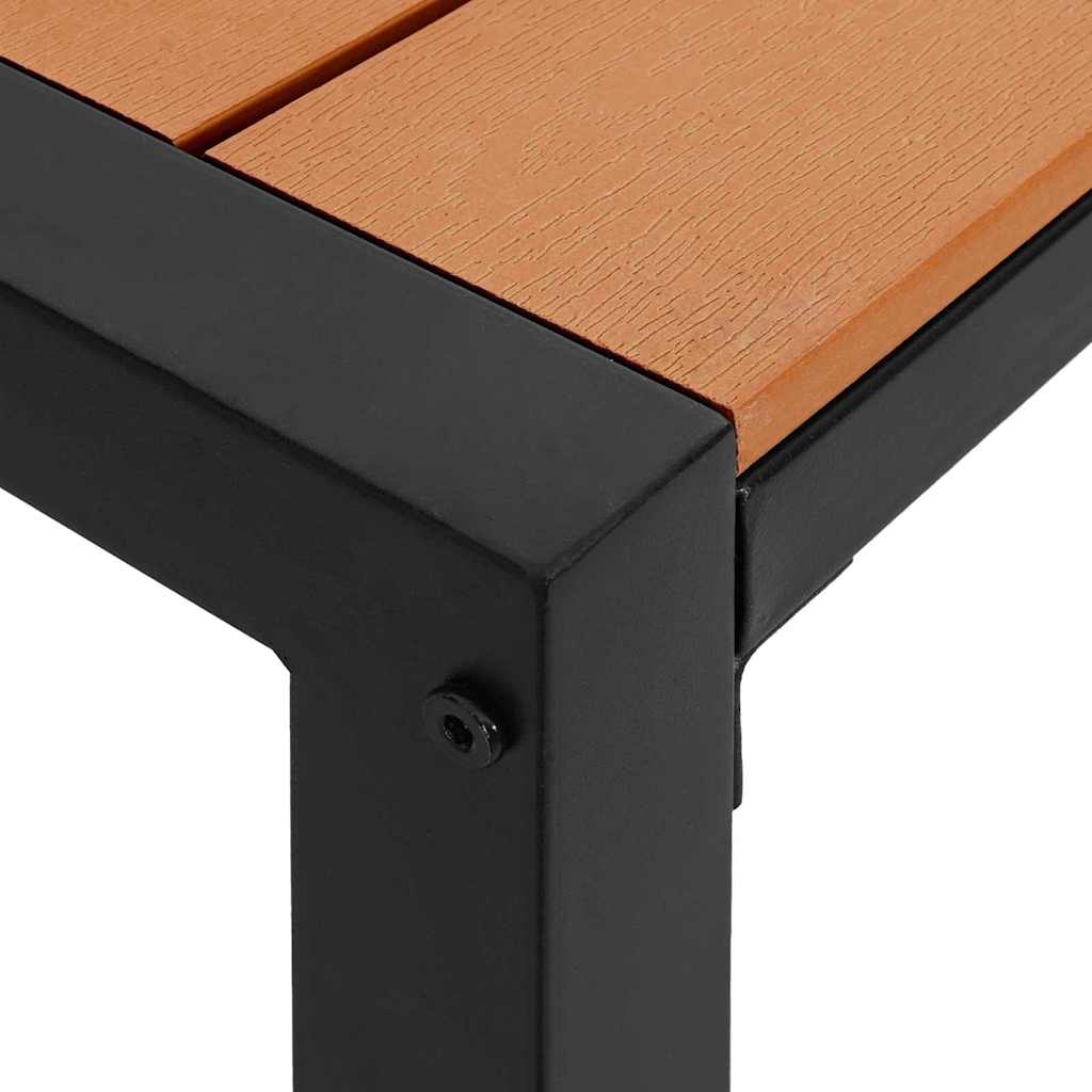 Vrtna klupa Smeđa 100 x 28 x 45cm Čelik