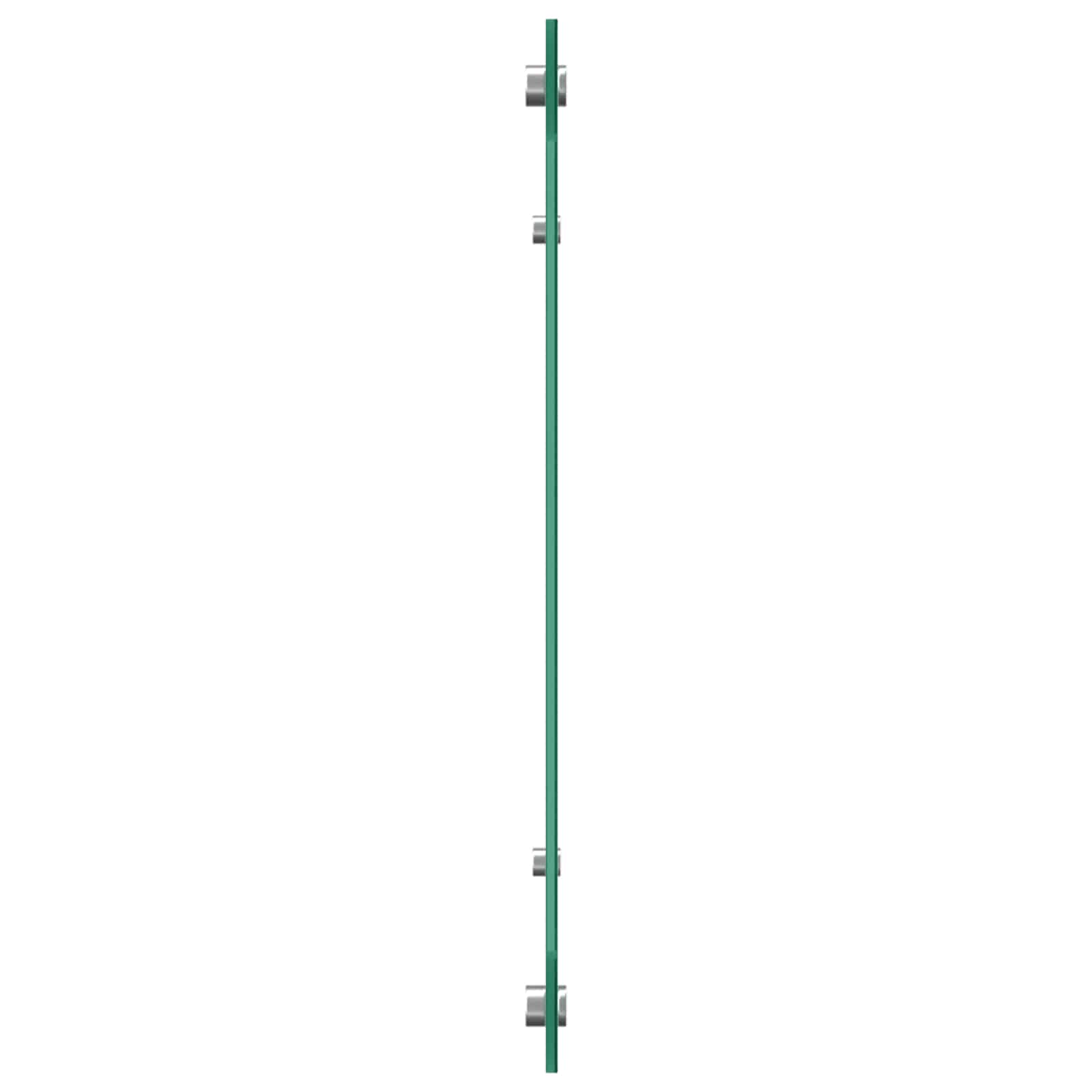 Kuhinjski zid Tamno siva 110 x 50 cm Staklo otporno na udarce