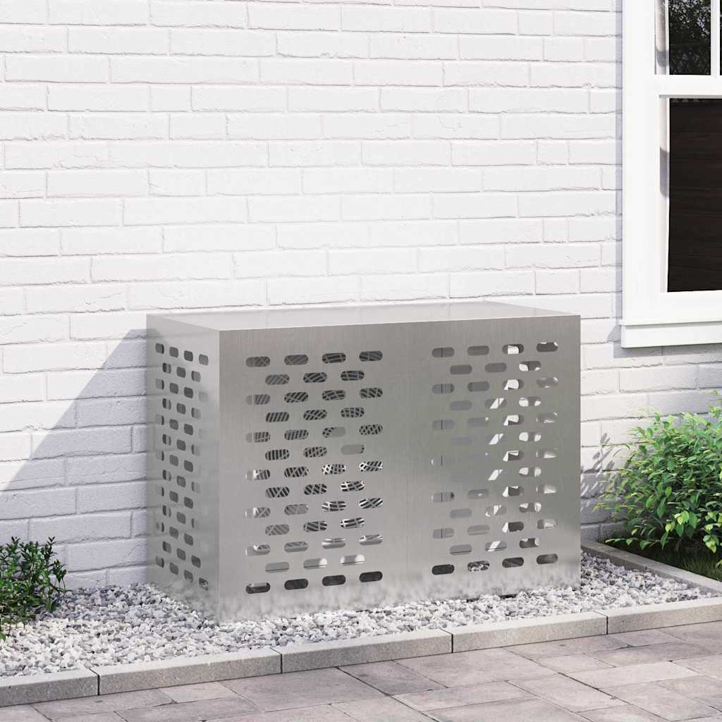 Pokrov za klima uređaj Srebrno 100 x 50 x 70 cm
