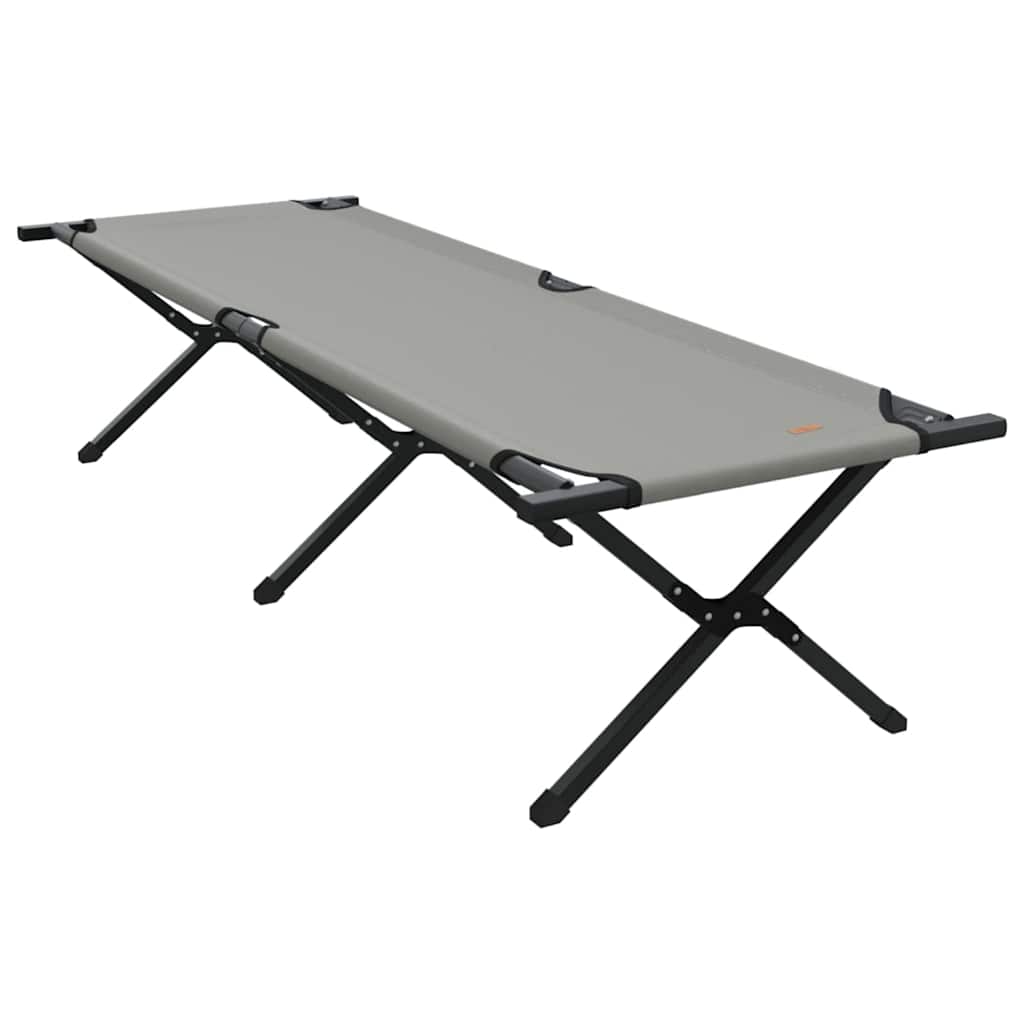 Sklopivi kamperski krevet 2 pcs Siva 193 x 69 x 45 cm