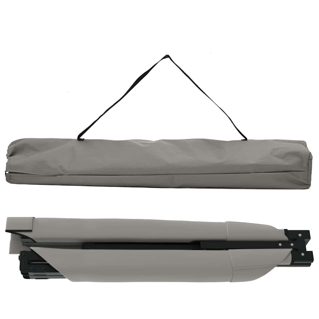 Sklopivi kamperski krevet 2 pcs Siva 193 x 69 x 45 cm