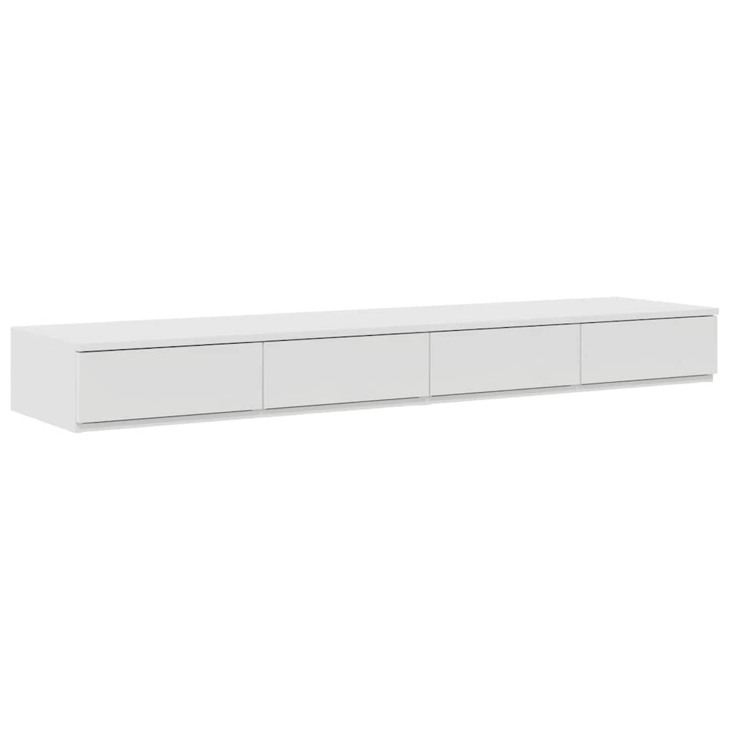 Ladice za krevet Bijelo 160 x 36,5 x 16,5 cm Konstruirano drvo