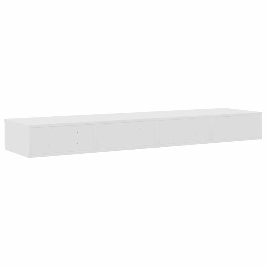 Ladice za krevet Bijelo 135 x 36,5 x 16,5 cm Konstruirano drvo