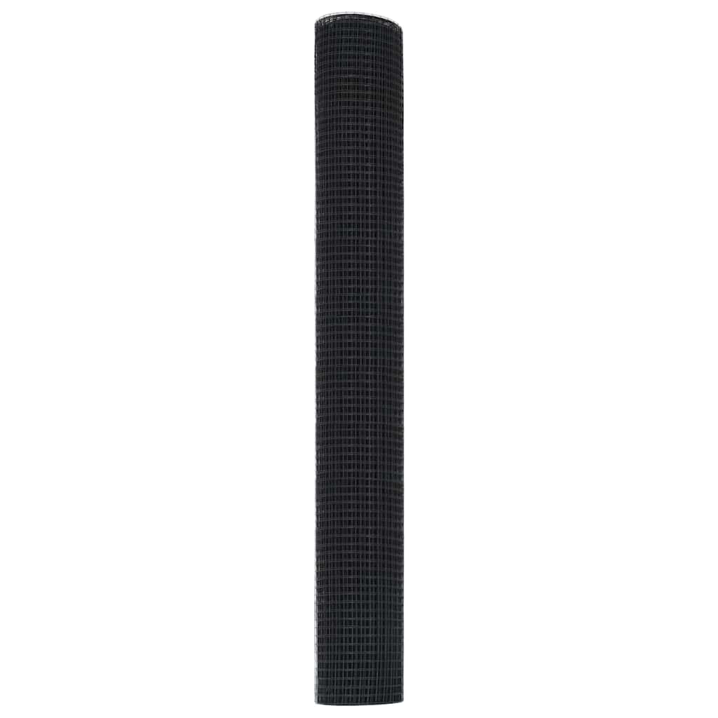 Zavarena žičana ograda 1000 x 120 cm Siva