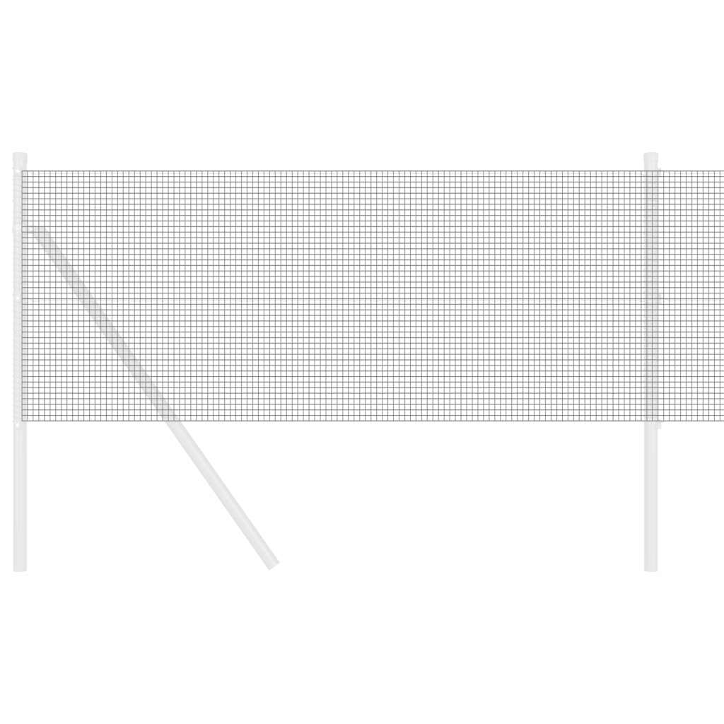 Zavarena žičana ograda 2500 x 60 cm Siva
