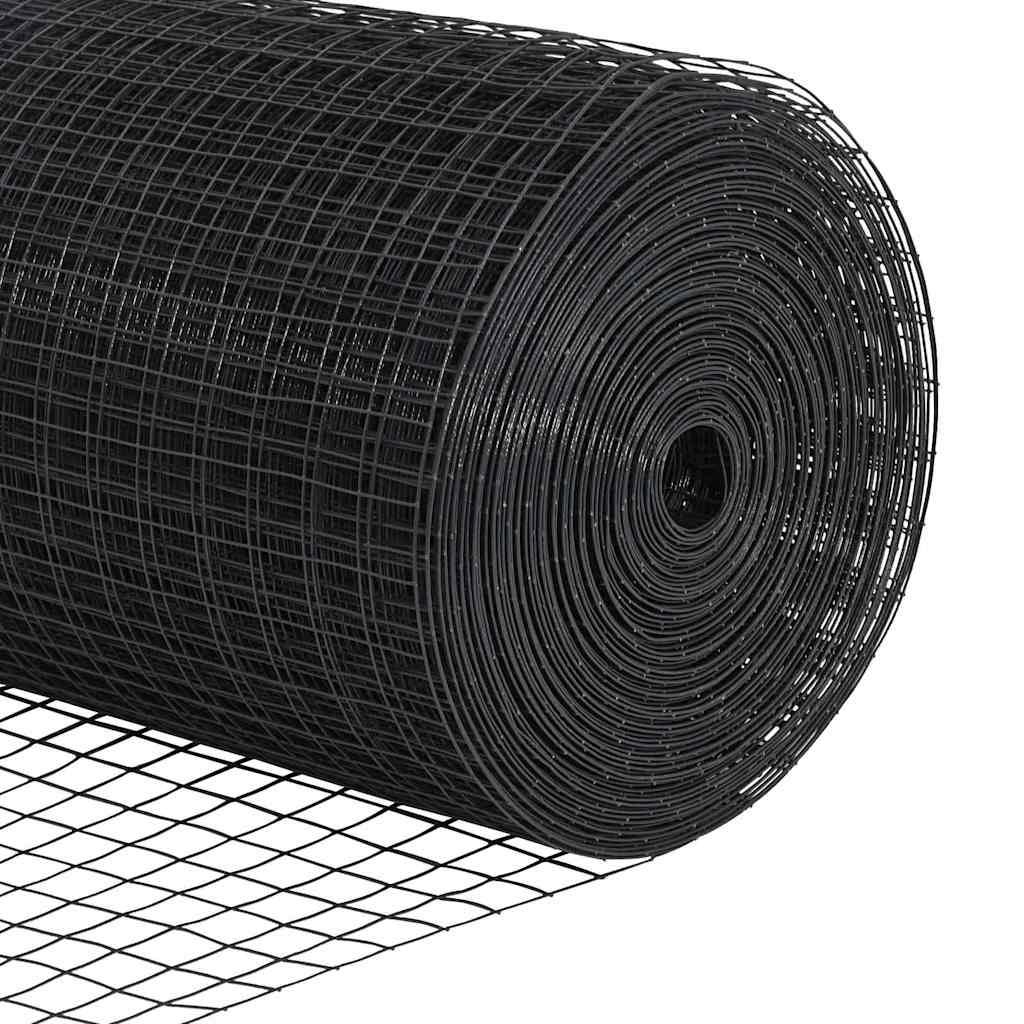 Zavarena žičana ograda 2500 x 80 cm Siva