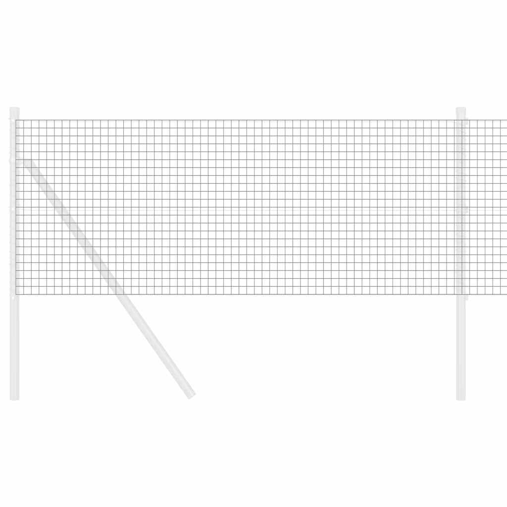 Zavarena žičana ograda 5000 x 40 cm Siva