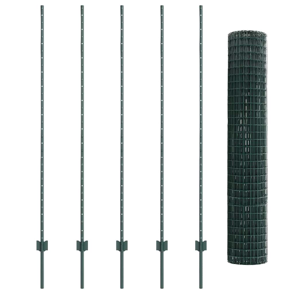 Zavarena žičana ograda 10 x 1,5 m (Š x V) Čelik premazan PVC-om