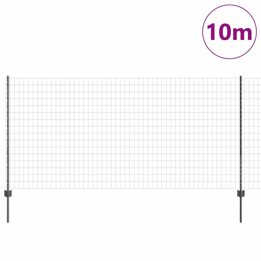 Zavarena žičana ograda 10 x 1,2 m (Š x V) Čelik premazan PVC-om