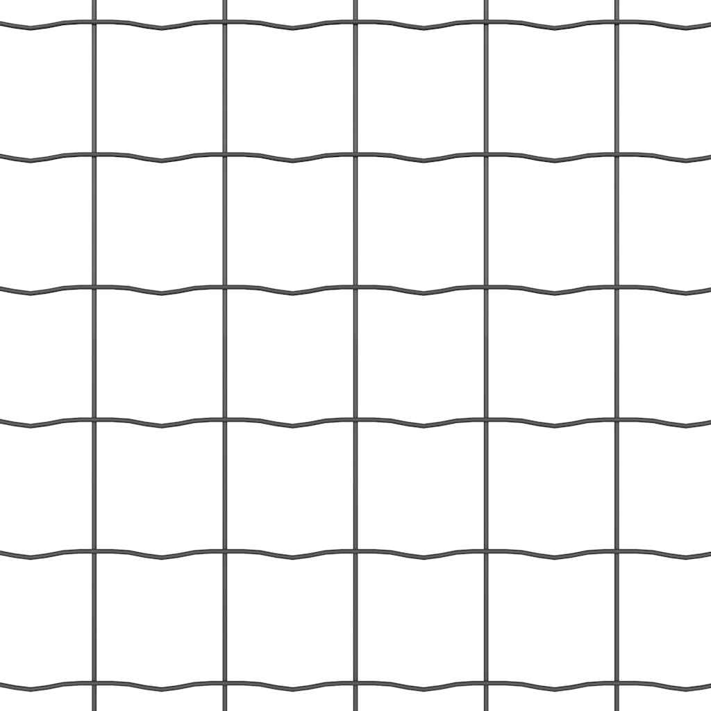 Zavarena žičana ograda 50 x 0,6 m (Š x V) Čelik premazan PVC-om