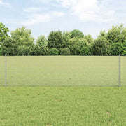 Zavarena žičana ograda s postom 10 x 0,6 m Srebrna Mreža
