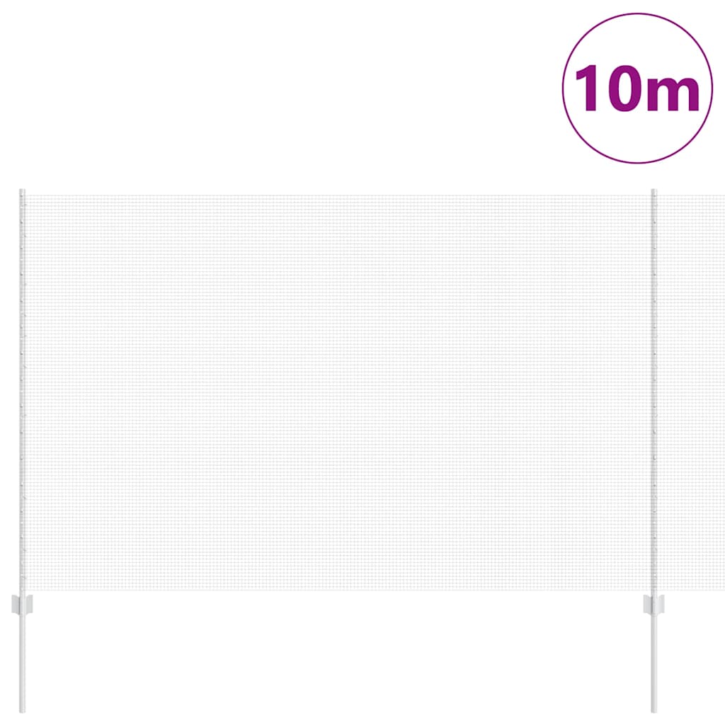 Zavarena žičana ograda s postom 10 x 1,6 m (Š x V)