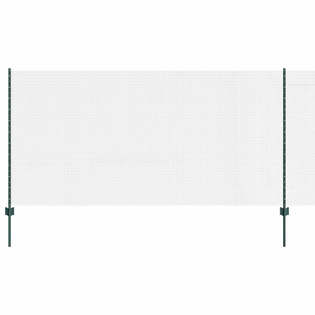 Zavarena žičana ograda s postom 50 x 1,2 m Zelena Mreža