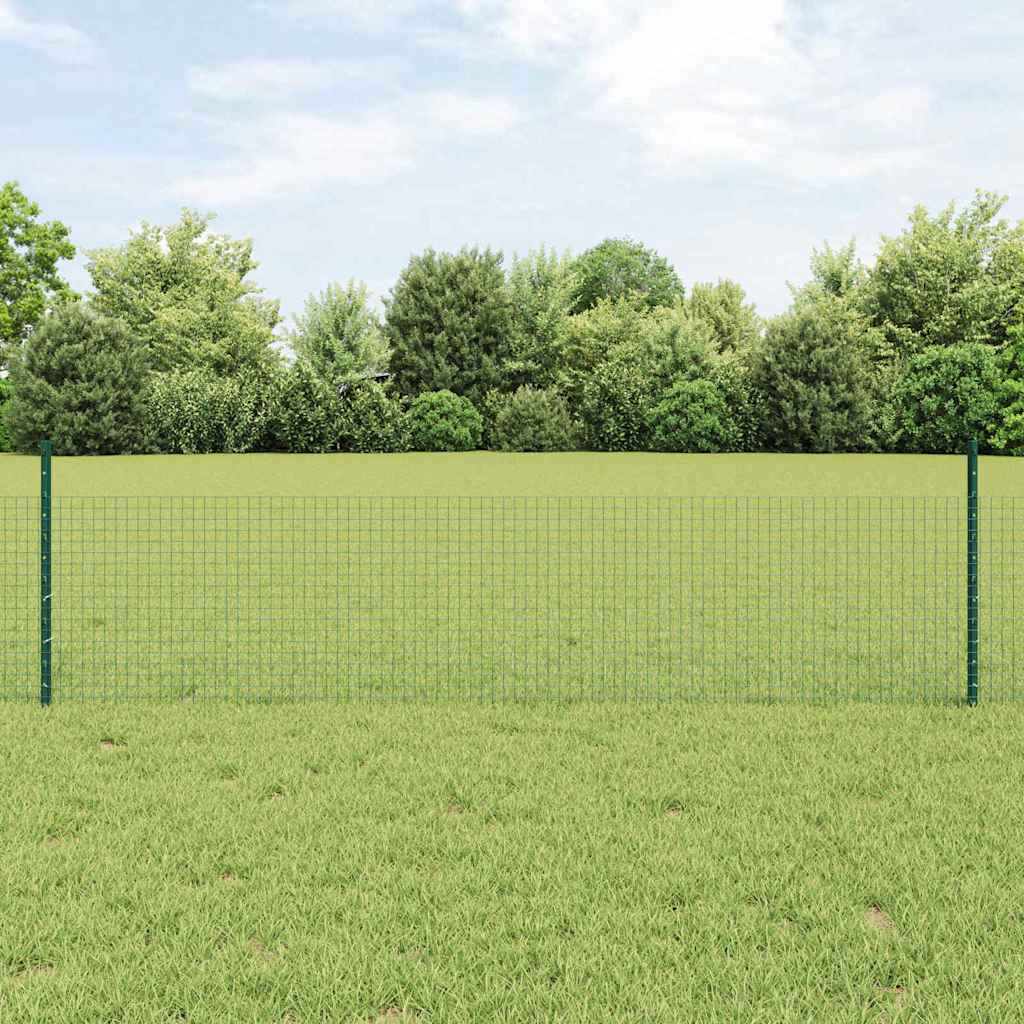 Zavarena žičana ograda s postom 100 x 0,5 m Zelena Mreža