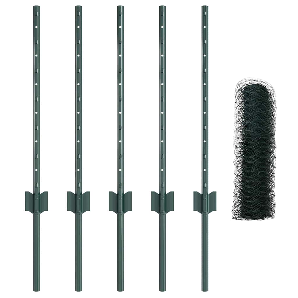 Zavarena žičana ograda 10 x 0,5 m (Š x V) Čelik premazan PVC-om