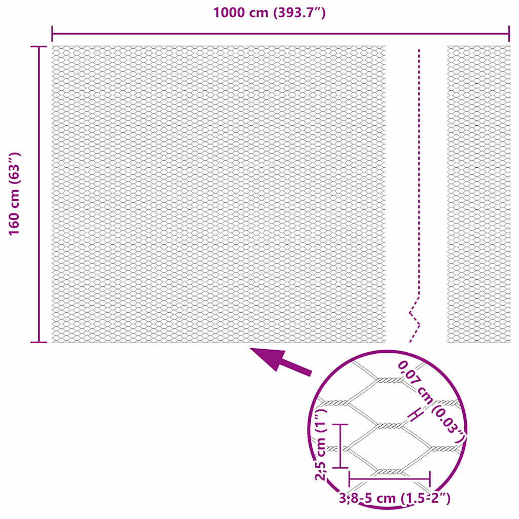 Zavarena žičana ograda 10 x 1,6 m (Š x V) Čelik premazan PVC-om