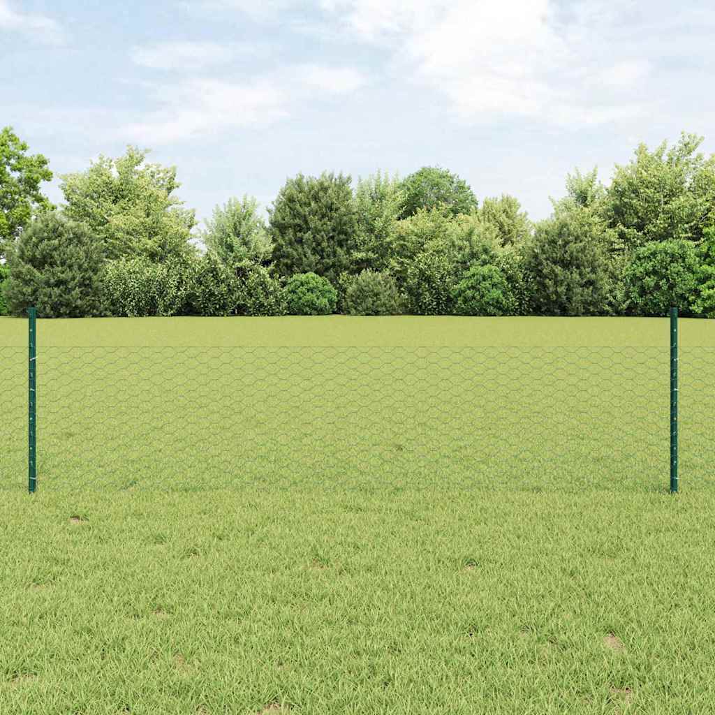 Zavarena žičana ograda 25 x 0,5 m (Š x V) Čelik premazan PVC-om