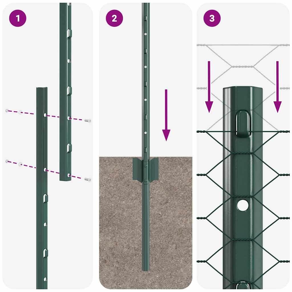 Zavarena žičana ograda 25 x 1,4 m (Š x V) Čelik premazan PVC-om