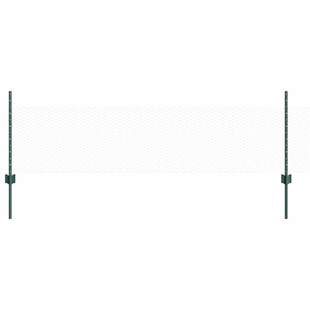 Zavarena žičana ograda 50 x 0,5 m (Š x V) Čelik premazan PVC-om