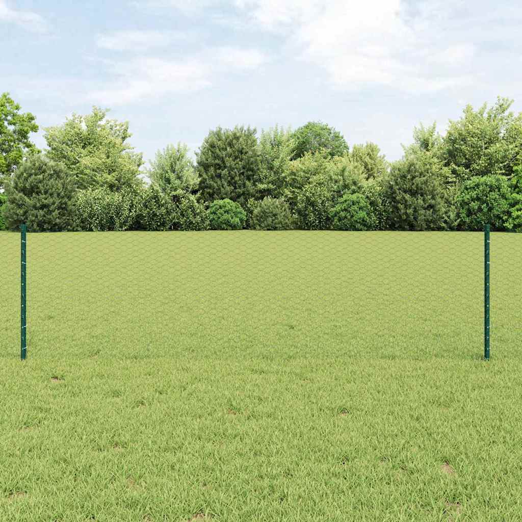 Zavarena žičana ograda 50 x 0,6 m (Š x V) Čelik premazan PVC-om