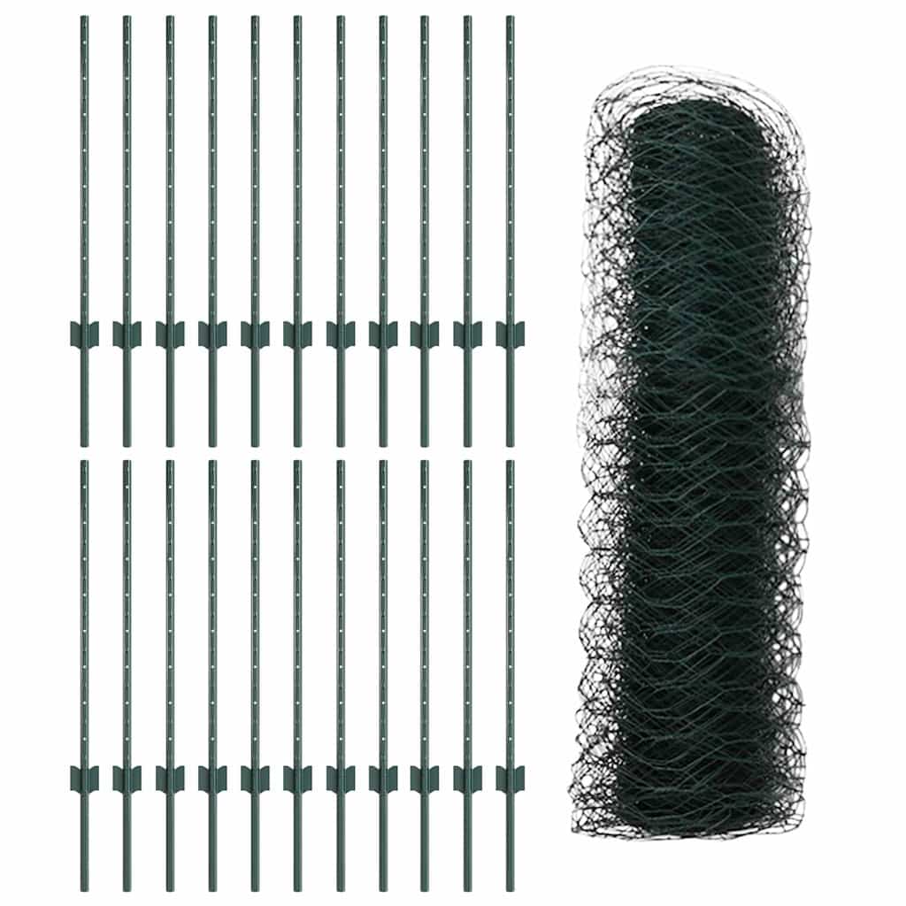 Zavarena žičana ograda 50 x 0,8 m (Š x V) Čelik premazan PVC-om