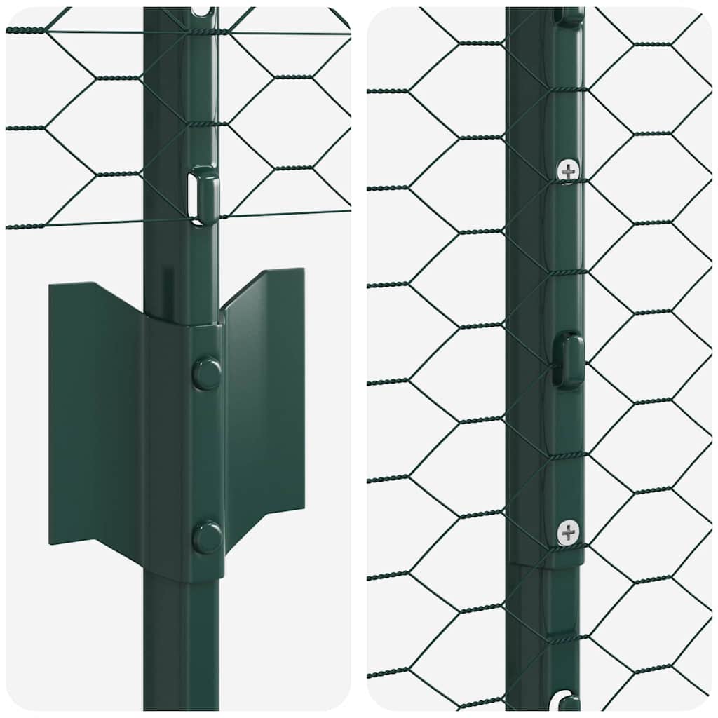 Zavarena žičana ograda 50 x 1 m (Š x V) Čelik premazan PVC-om