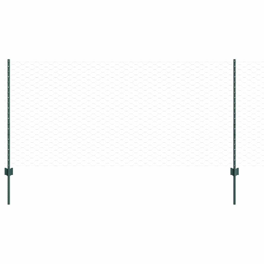 Zavarena žičana ograda 50 x 1 m (Š x V) Čelik premazan PVC-om