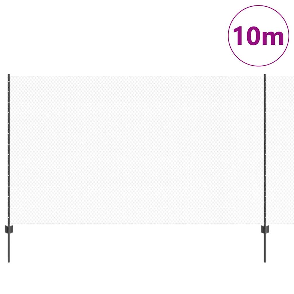 Zavarena žičana ograda 10 x 1,4 m (Š x V) Čelik premazan PVC-om