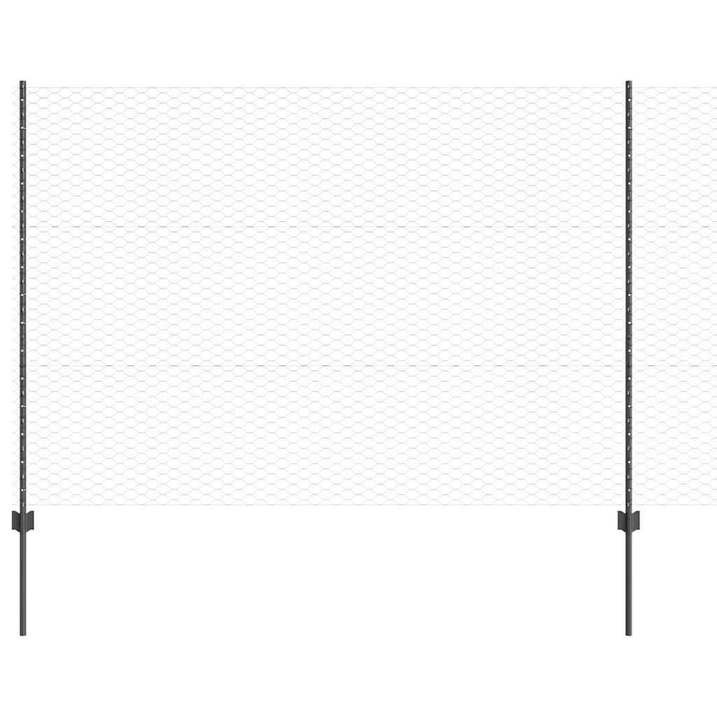 Zavarena žičana ograda 10 x 1,5 m (Š x V) Čelik premazan PVC-om
