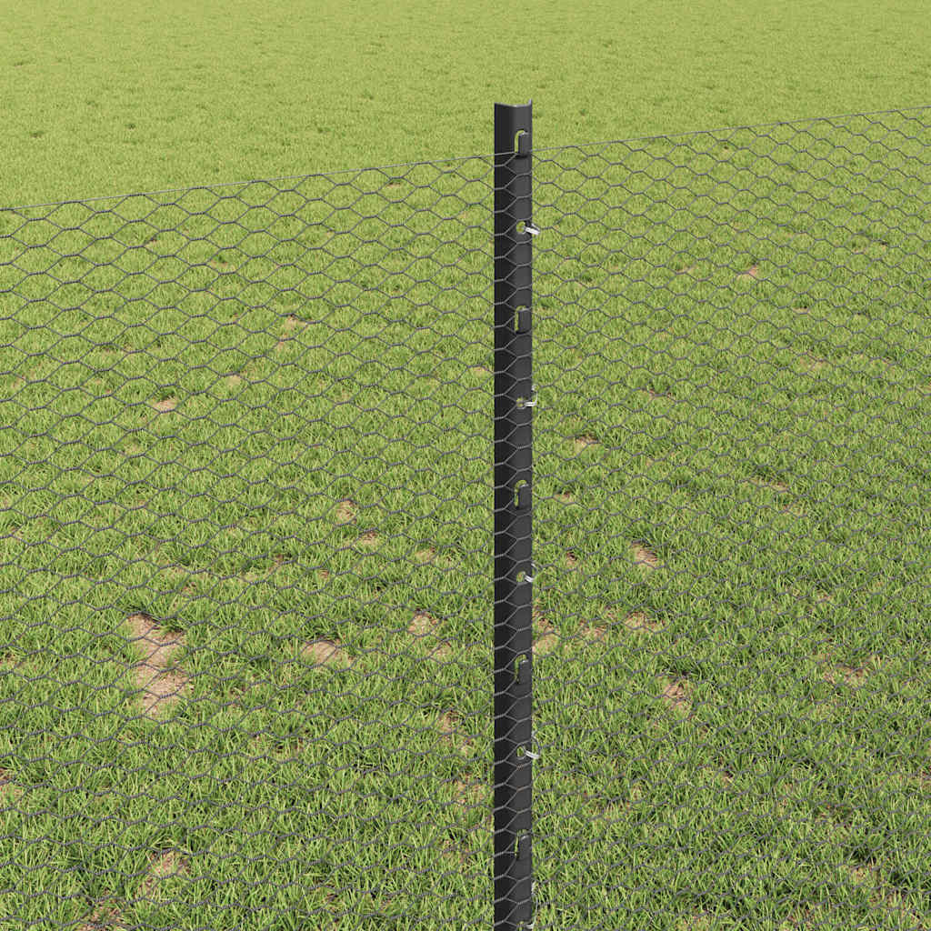 Zavarena žičana ograda 25 x 1 m (Š x V) Čelik premazan PVC-om