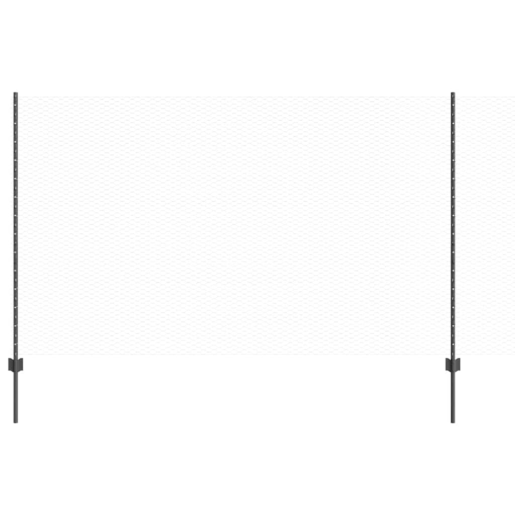 Zavarena žičana ograda 50 x 1,4 m (Š x V) Čelik premazan PVC-om
