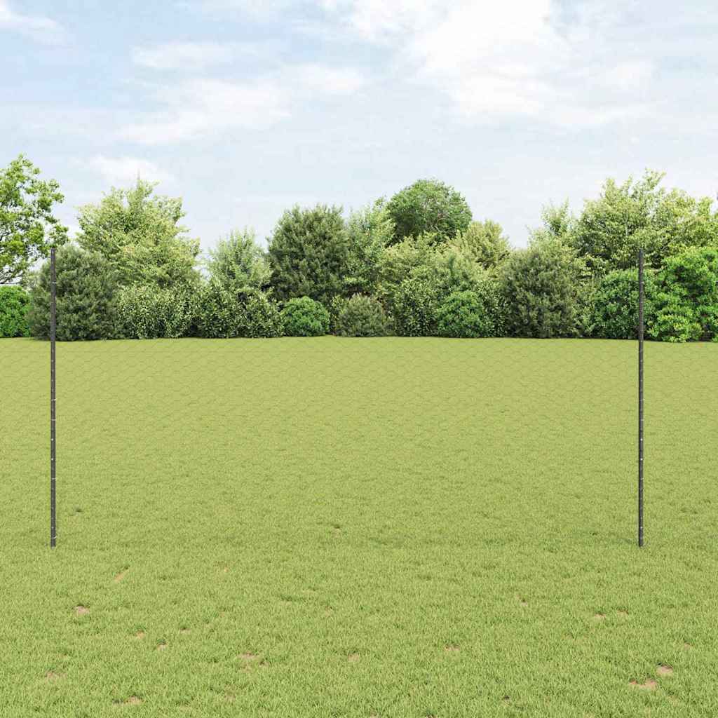 Zavarena žičana ograda 50 x 1,5 m (Š x V) Čelik premazan PVC-om