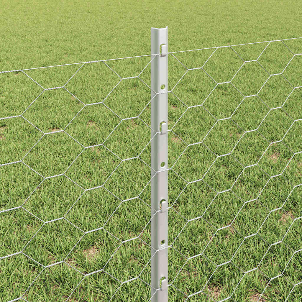 Zavarena žičana ograda 25 x 0,6 m (Š x V) Vruće pocinčani čelik