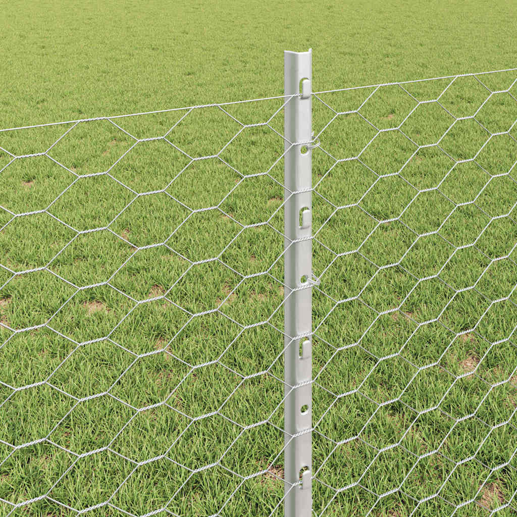 Zavarena žičana ograda 25 x 0,8 m (Š x V) Vruće pocinčani čelik
