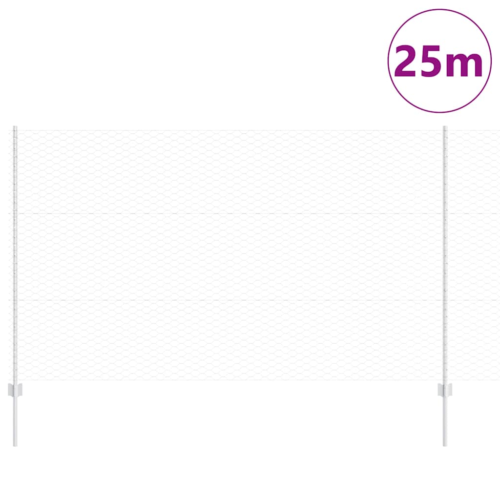 Zavarena žičana ograda 25 x 1,4 m (Š x V) Vruće pocinčani čelik