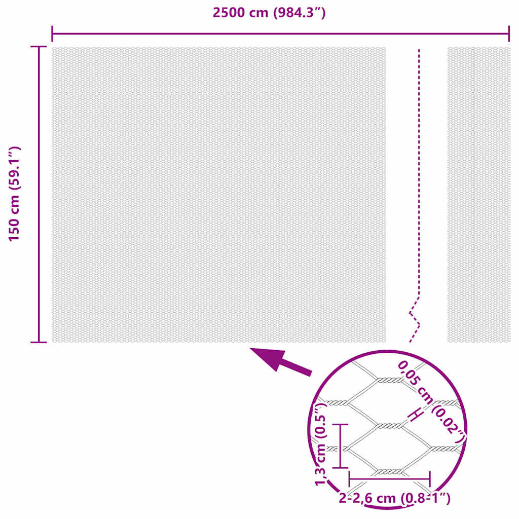 Zavarena žičana ograda 25 x 1,5 m (Š x V) Vruće pocinčani čelik